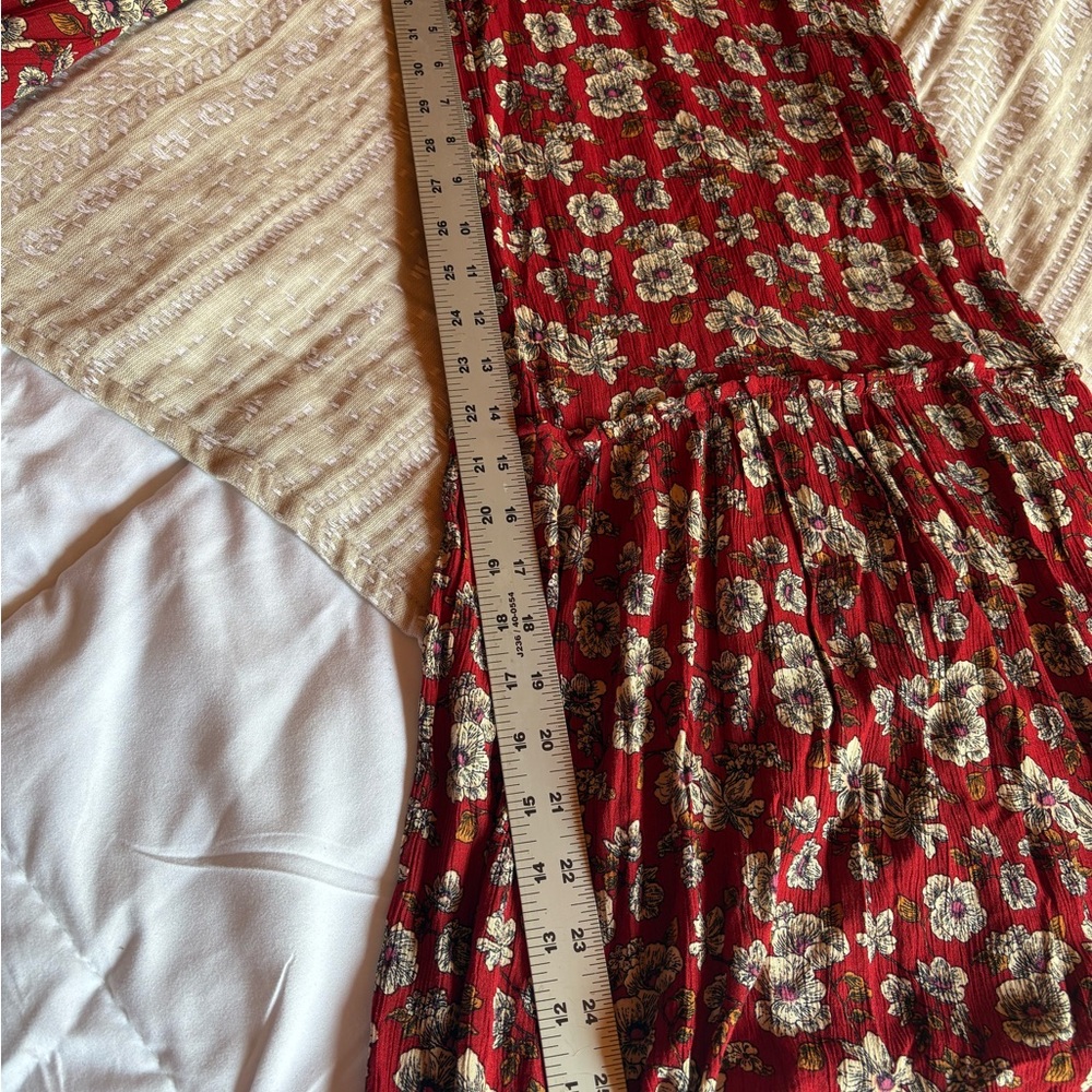 American Eagle Outfitters Boho Cottagecore Floral Jumpsuit with Flare Leg. 2 - Picture 12 of 13